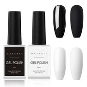 Black White Nail Gel Polish